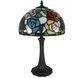 East Cape 19.5 inch 75.00 watt Antique Bronze Tiffany Table Lamp Portable Light