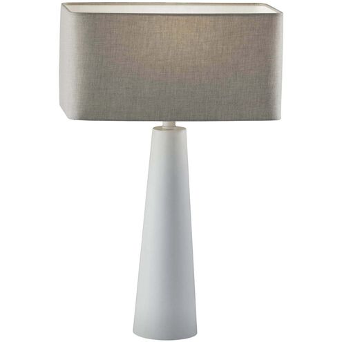 Lillian 26 inch 100.00 watt White Table Lamp Portable Light