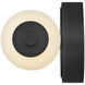 Lisa McDennon Trigo LED 6 inch Black Sconce Wall Light