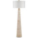 Birdsong 67 inch 150 watt Whitewash Floor Lamp Portable Light