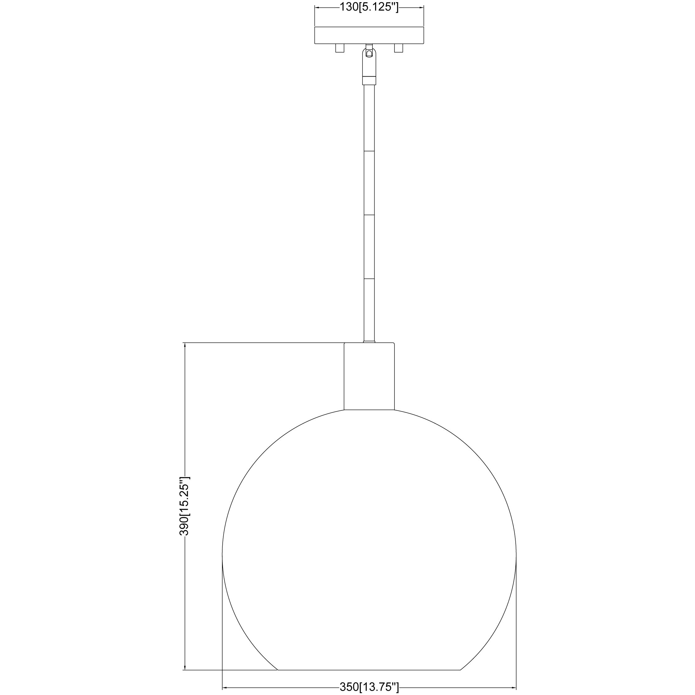 Margo 1 Light 13.75 inch Polished Nickel Pendant Ceiling Light