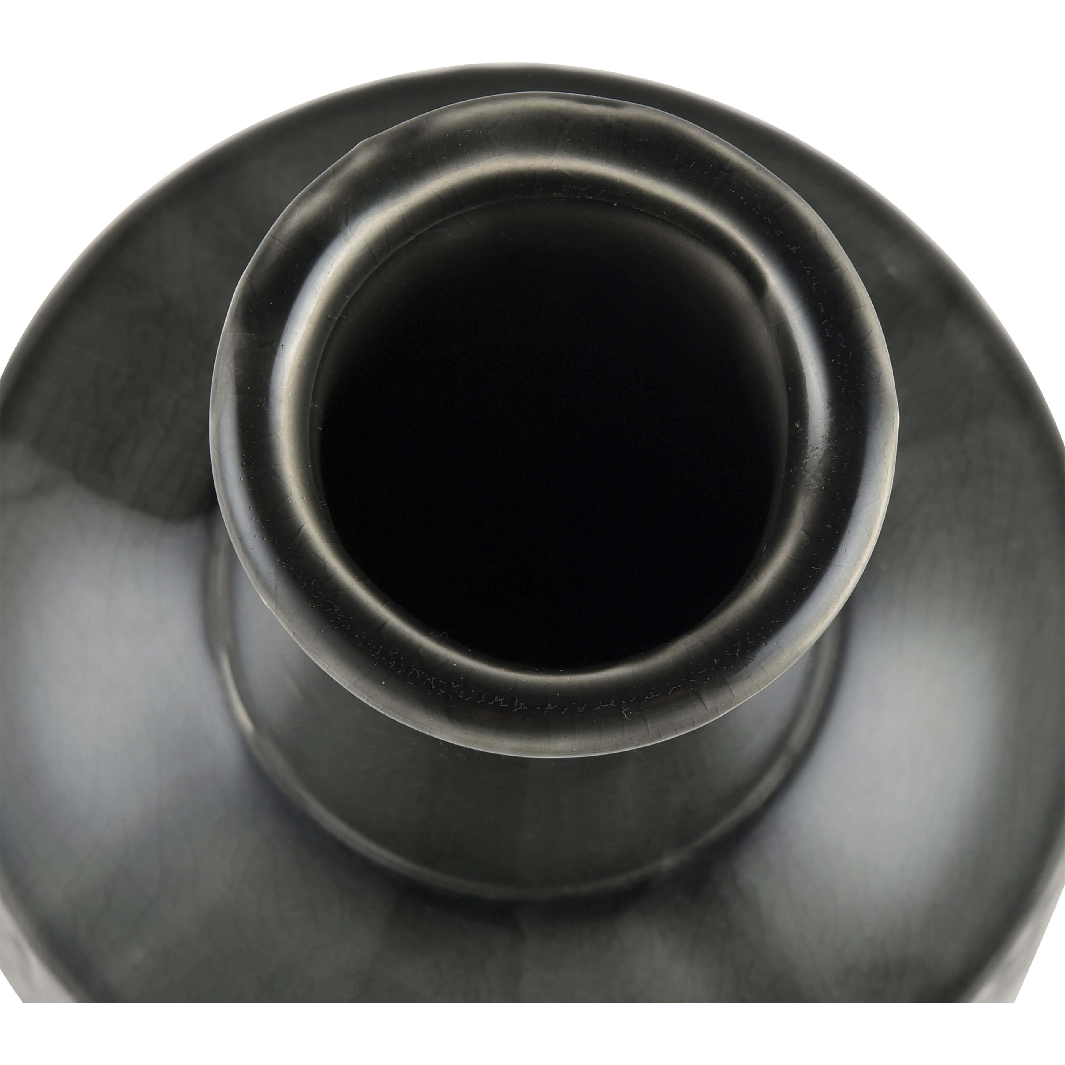 Graham 15.25 X 5 inch Vase in Black