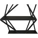 Sutro 80 X 36 X 18 inch Matte Black Shelf