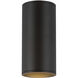Lorna LED 9 inch Black Exterior Wall Sconce