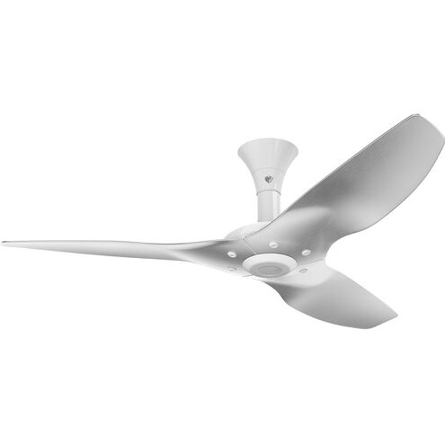 Haiku 52 inch White with Brushed Aluminum Blades Outdoor Ceiling Fan