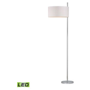 Swarthmore 64 inch 9.50 watt Polished Nickel Floor Lamp Portable Light