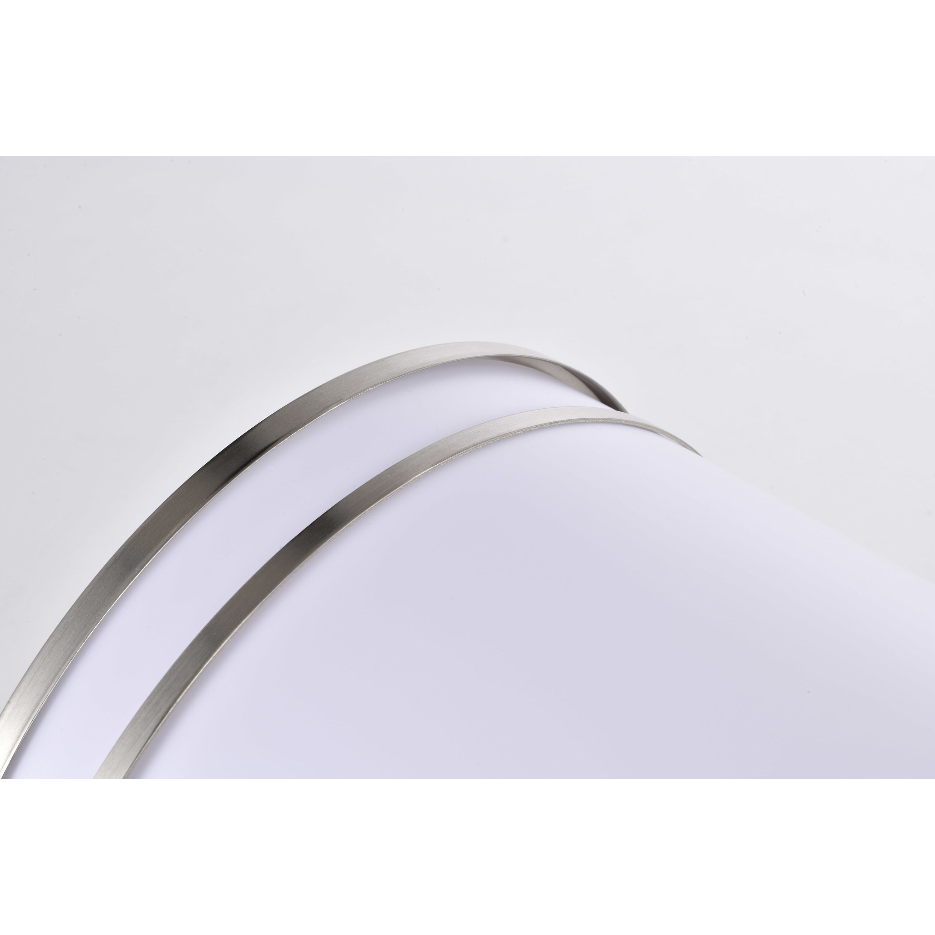 Glamour LED 12 inch Brushed Nickel Linear Flush Ceiling Light