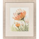 Perfect Poppies Orange and Green and Beige and Multi Framed Art