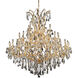 Maria Theresa 41 Light 52 inch Gold Foyer Ceiling Light in Clear, Royal Cut