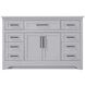 Remington 54 X 35 inch Grey Bathroom Vanity Cabinet