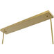 Canada 20 Light 12.2 inch Satin Brass Chandelier Ceiling Light