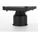 Veda 1 Light 15 inch Black Outdoor Post Light