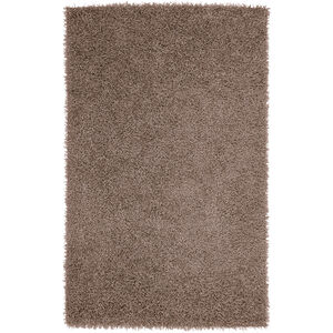 Vivid 50 X 30 inch Brown Area Rug, Polyester
