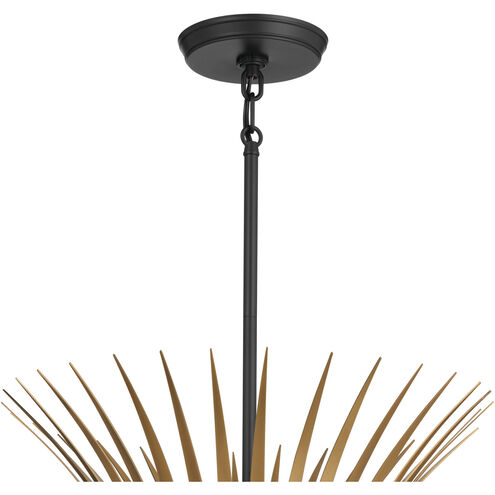 Homestead Baile 6 Light 29 inch Black Chandelier Ceiling Light, Baile