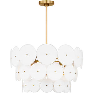 kate spade new york Emery 12 Light 28.5 inch Burnished Brass Chandelier Ceiling Light