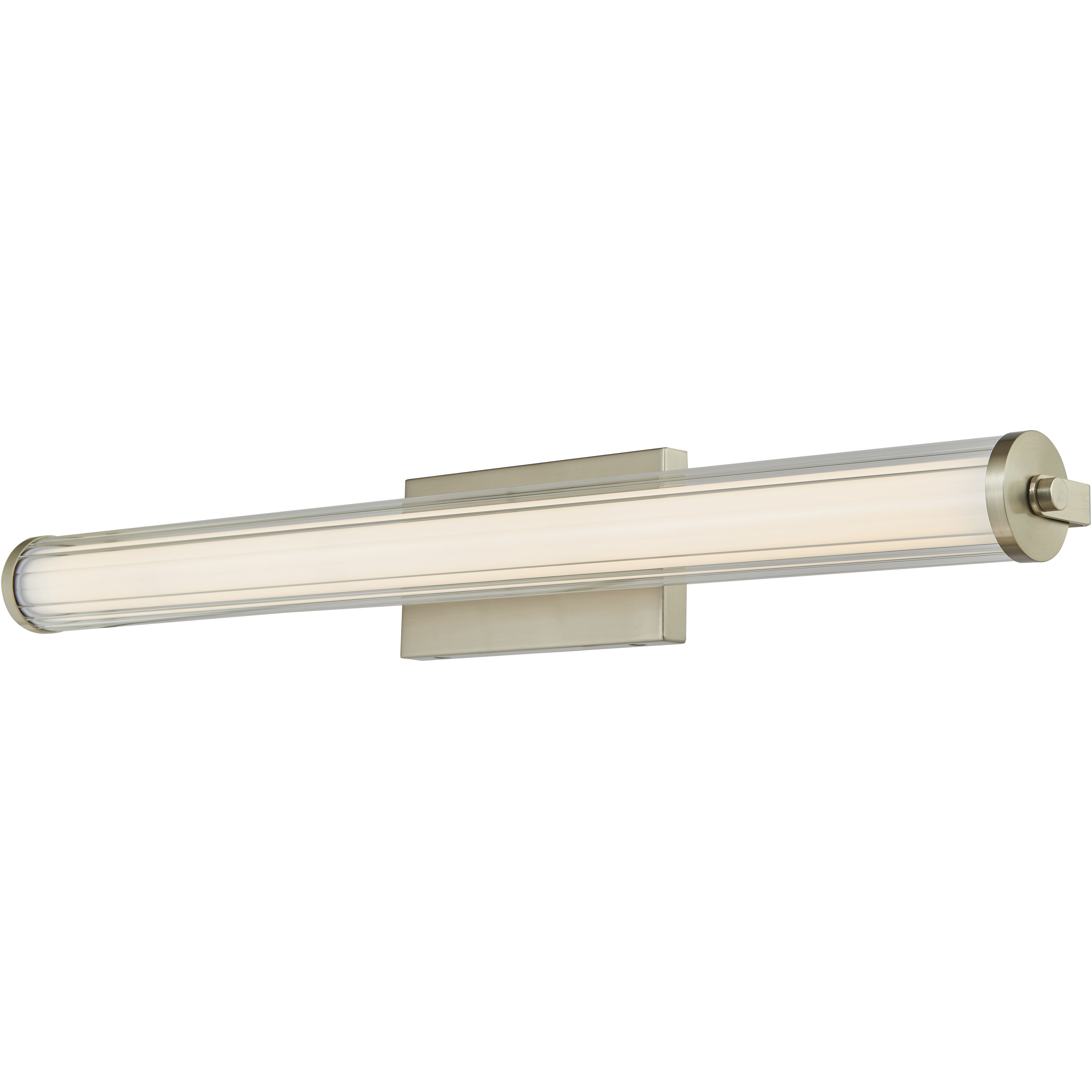 Macie LED 30 inch Brushed Nickel Bath Vanity Light Wall Light