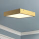 Alora Mood Sydney LED 14.25 inch Aged Gold Flush Mount Ceiling Light