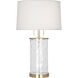 Gloria 28.25 inch 150.00 watt Modern Brass Table Lamp Portable Light