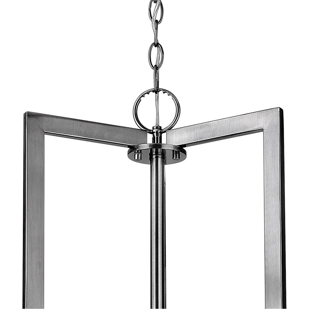 Hampton 3 Light 30 inch Antique Nickel Foyer Pendant Ceiling Light