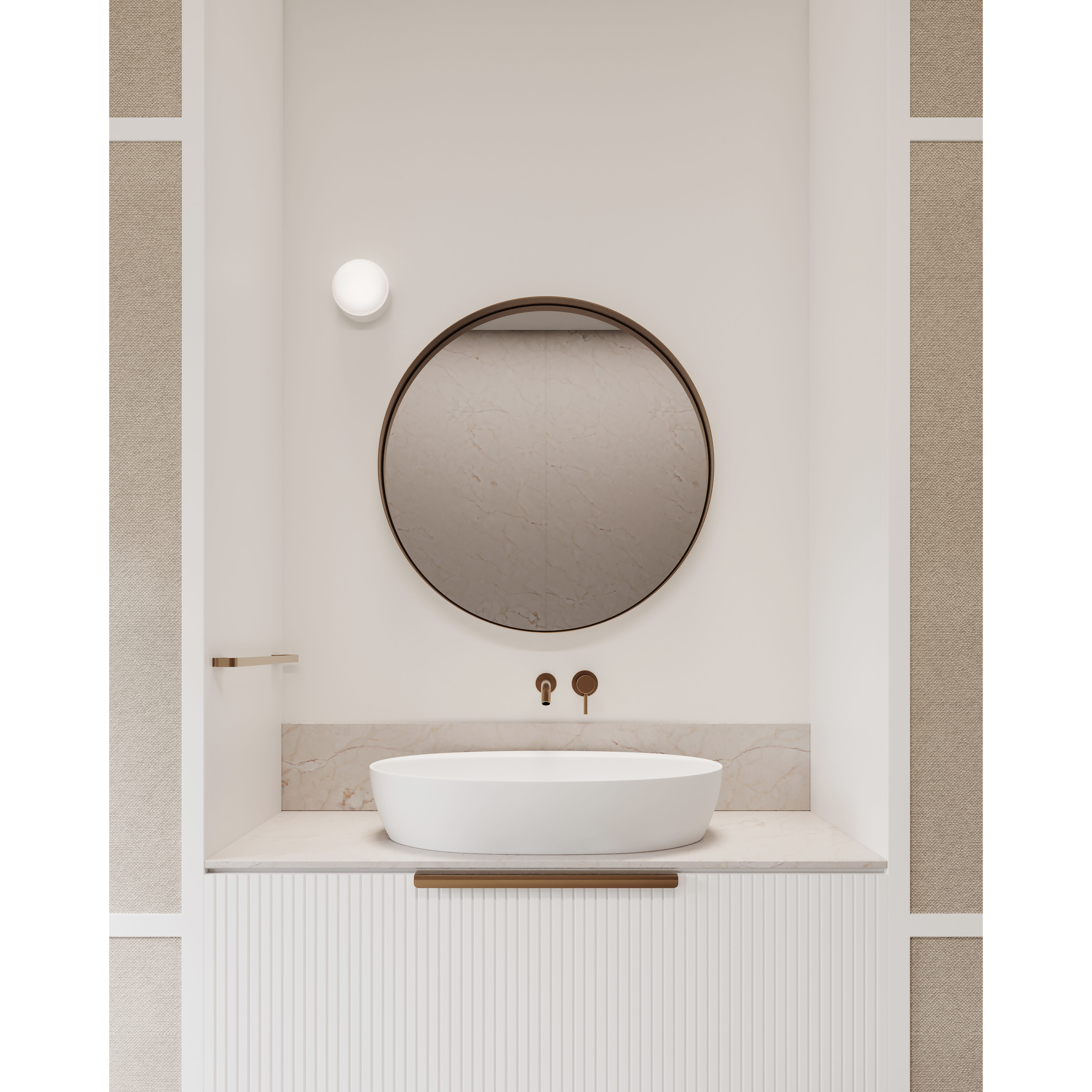 Reals LED 5 inch Textured White Flush Mount Ceiling Light in Dome Lens