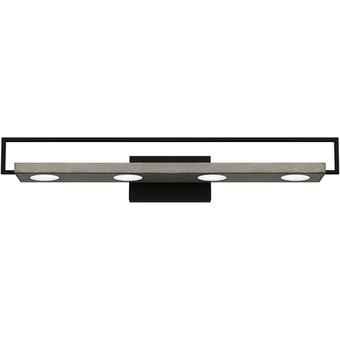 Winnett LED 32 inch Matte Black Bath Light Wall Light