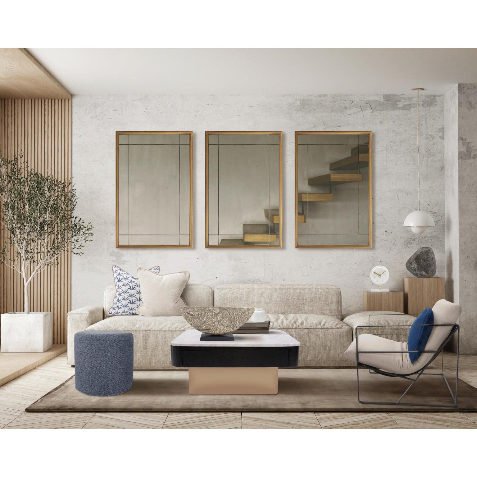 Ladue Natural/Black Chair