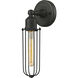 Austere Muselet 1 Light 5 inch Matte Black Sconce Wall Light in Incandescent, Austere