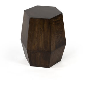 Gulchatai Wood & Gold Finish End or Side Table