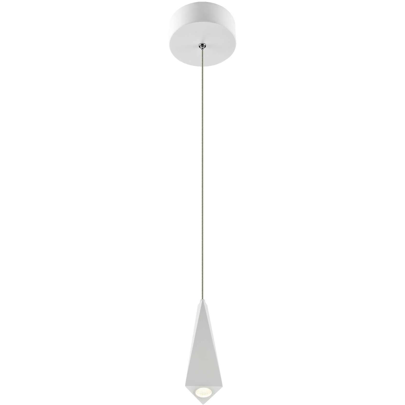 Polaris 5.25 inch White Pendant Ceiling Light