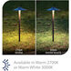 Canopy 12 6.5 watt Black Path Lighting in 3000K, Path and Area Light, WAC Landscape