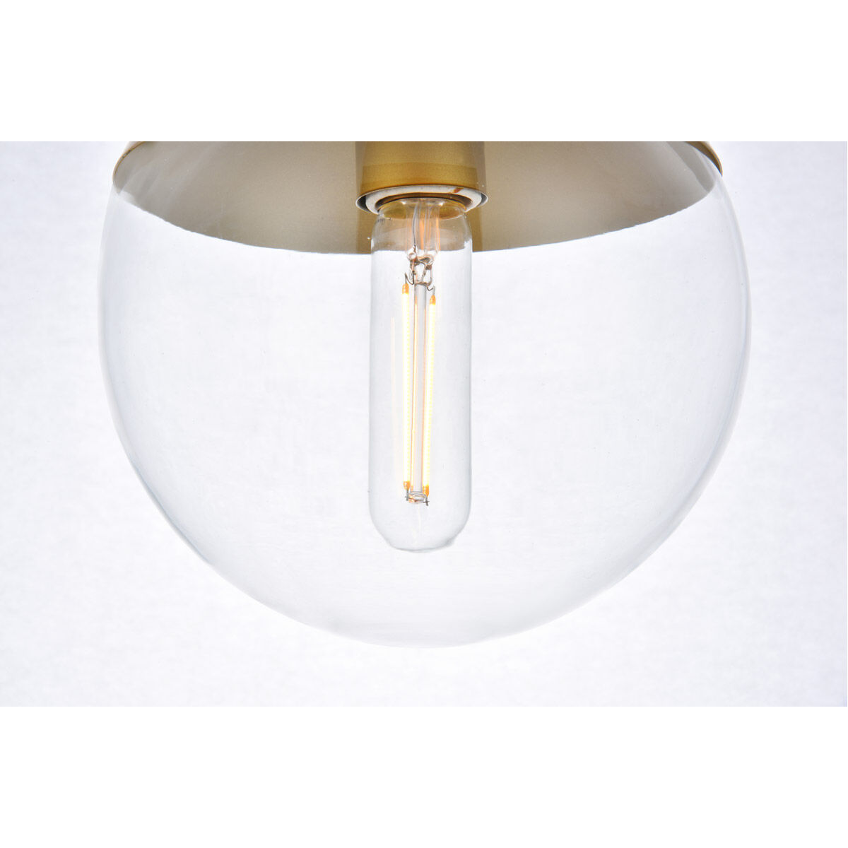 Eclipse 5 Light 18 inch Brass Pendant Ceiling Light