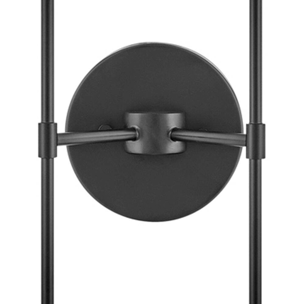 Hux LED 7.5 inch Black Sconce Wall Light
