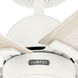 Erling 52 inch Matte White with Bleached Alder/Fresh White Blades Ceiling Fan