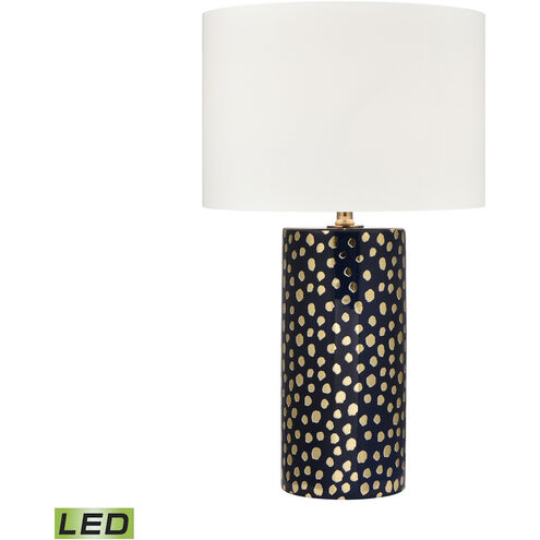 Signe 26 inch 9 watt Navy Table Lamp Portable Light