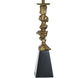 Contemporary 40 inch 150 watt Black and Vintage Gold Table Lamp Portable Light