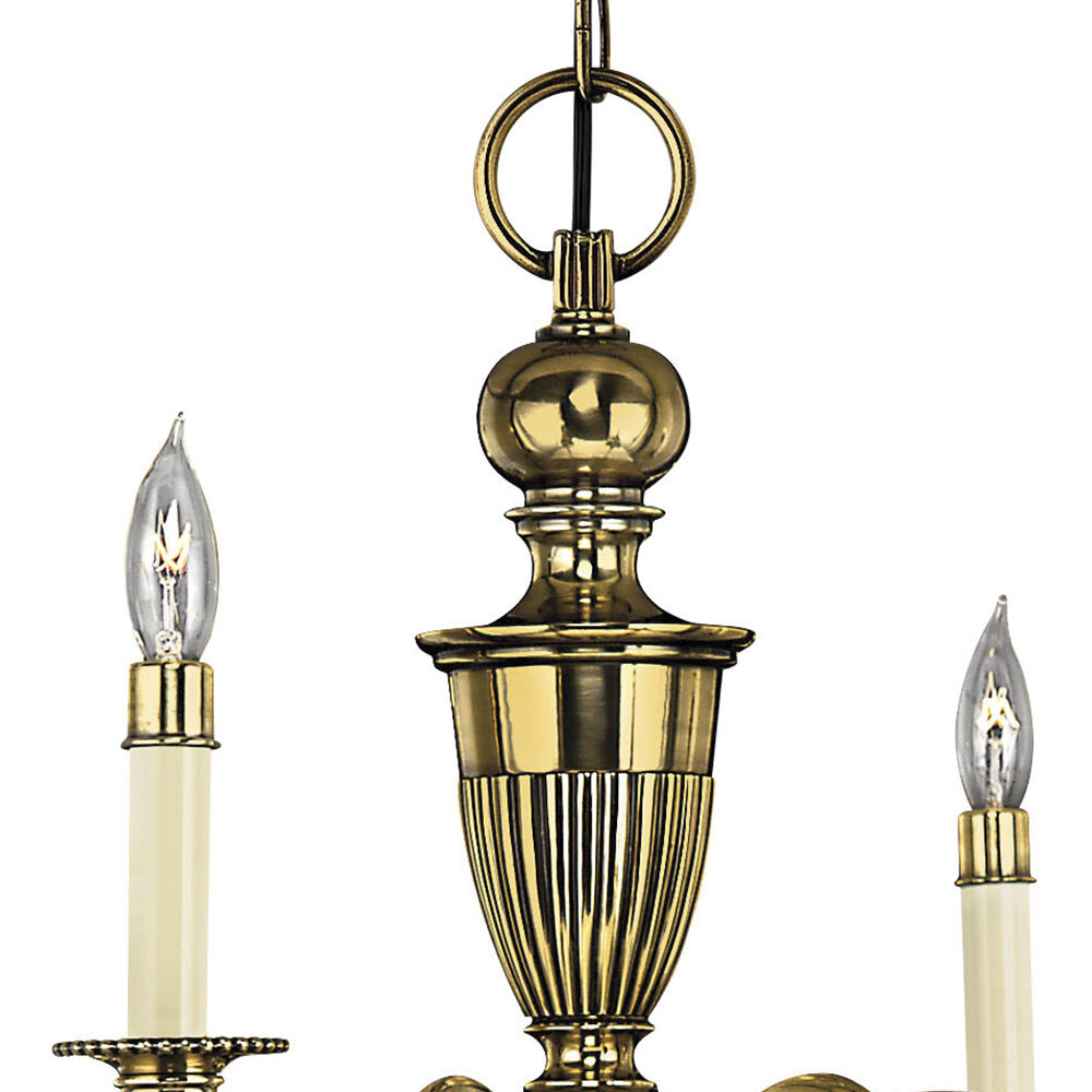 Cambridge 6 Light 29 inch Burnished Brass Indoor Chandelier Ceiling Light