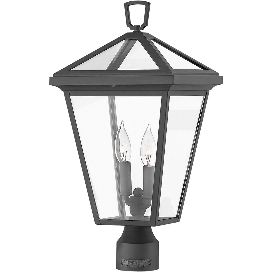 Estate Series Alford Place LED 20 inch Museum Black Outdoor Post Mount Lantern