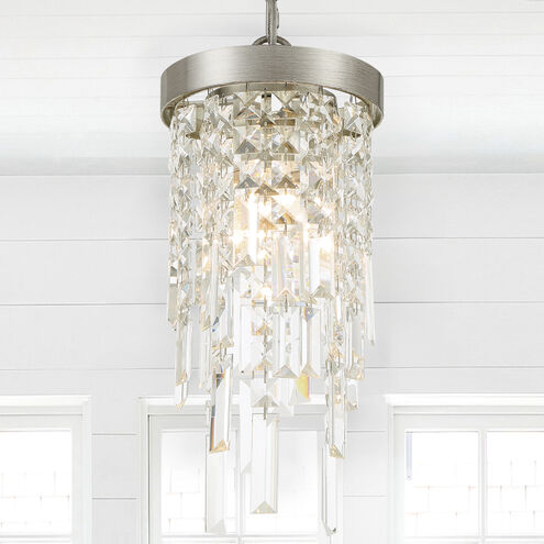 Winfield 1 Light 7 inch Antique Silver Mini Pendant Ceiling Light