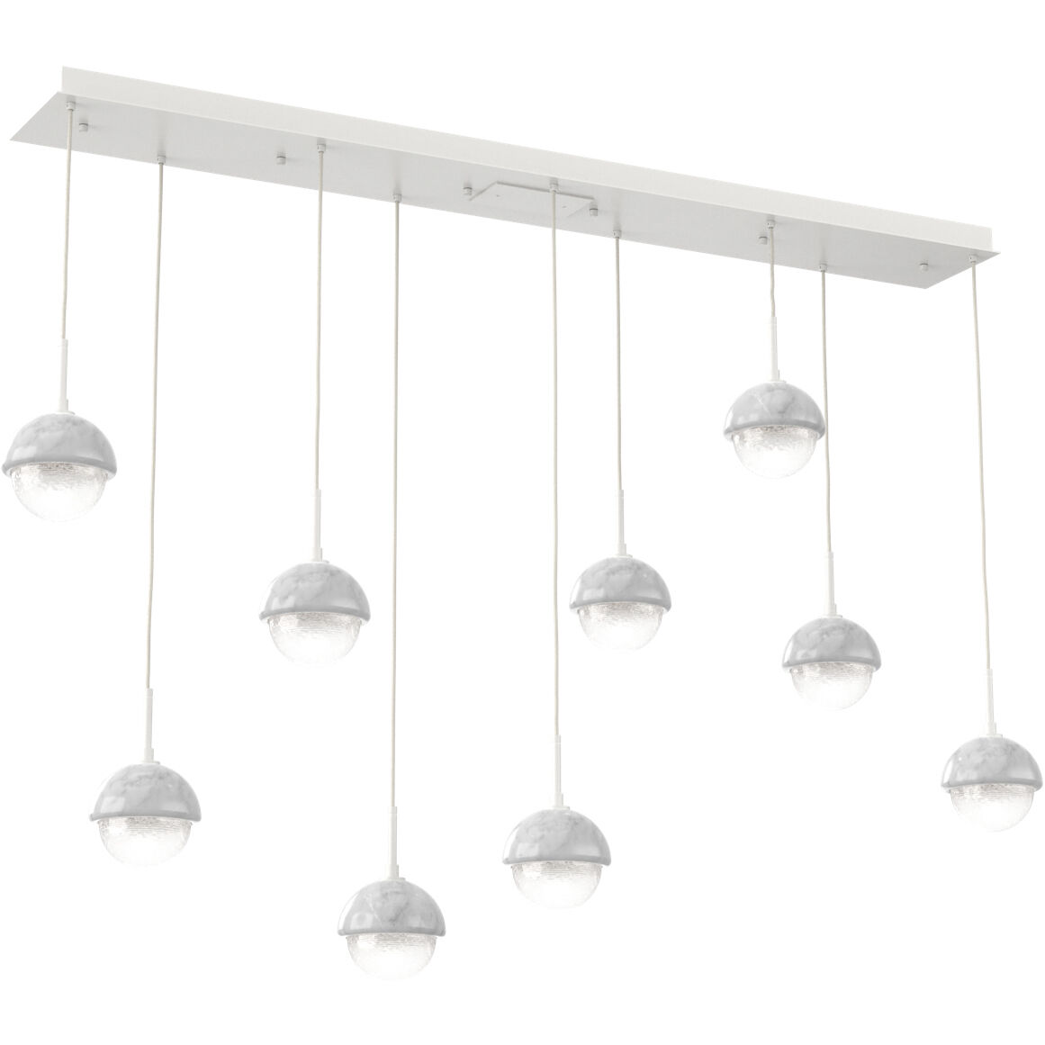 Cabochon 9 Light 66.40 inch Island Light