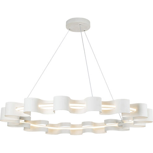 Nami LED 32.75 inch Antique White Chandelier Ceiling Light