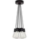 Sean Lavin Alva LED 3.6 inch Black Pendant Ceiling Light in LED 90 CRI 3000K, 7, Black Cord, Integrated LED