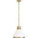 Doyle 1 Light 12.75 inch Natural Brass Pendant Ceiling Light