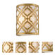 Arabella 1 Light 10 inch Distressed Gold Wall Sconce Wall Light, Gilded Nola