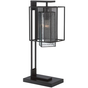 Silveny 24 inch 60.00 watt Matte Black Table Lamp Portable Light