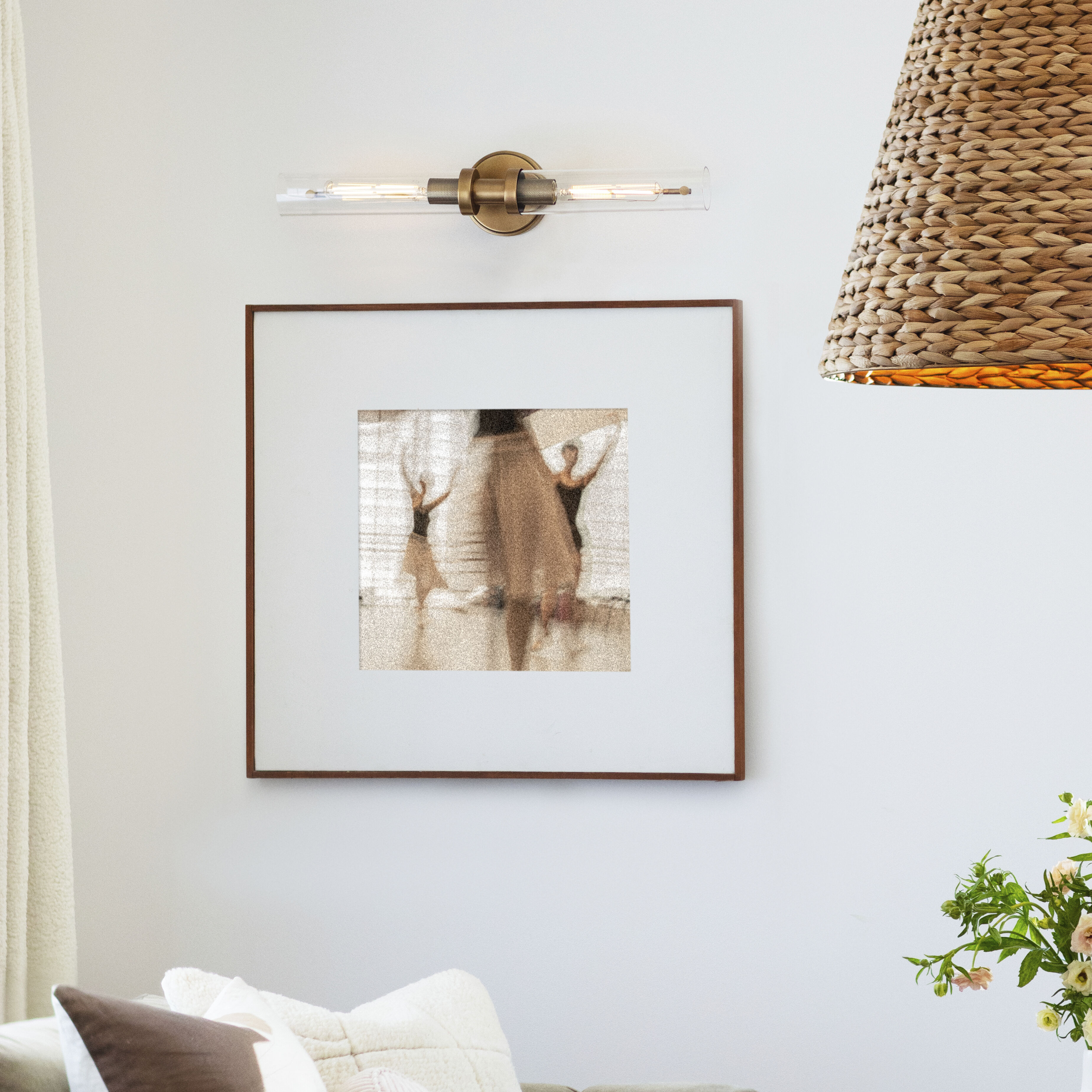 Vaughn 2 Light 25 inch Heritage Brass Vanity Light Wall Light