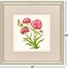Fleur Melange Green and Red and Pink and Yellow Framed Art, Propac