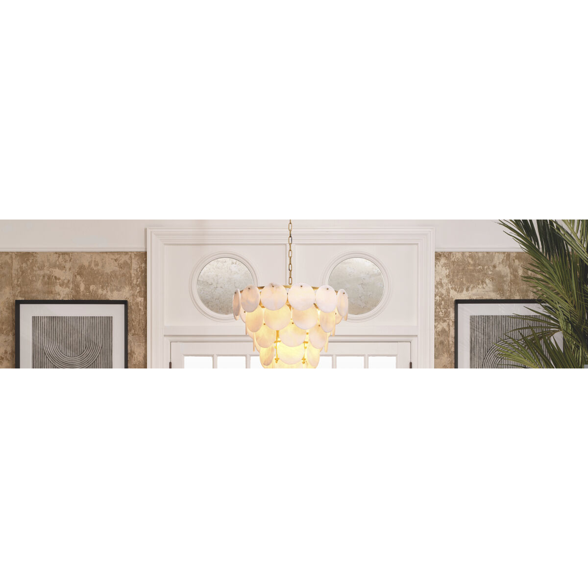 Clementina 9 Light 25.98 inch Antique Brass with Alabaster Chandelier Ceiling Light