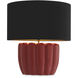 Barocco 23.43 inch 60 watt Red Table Lamp Portable Light
