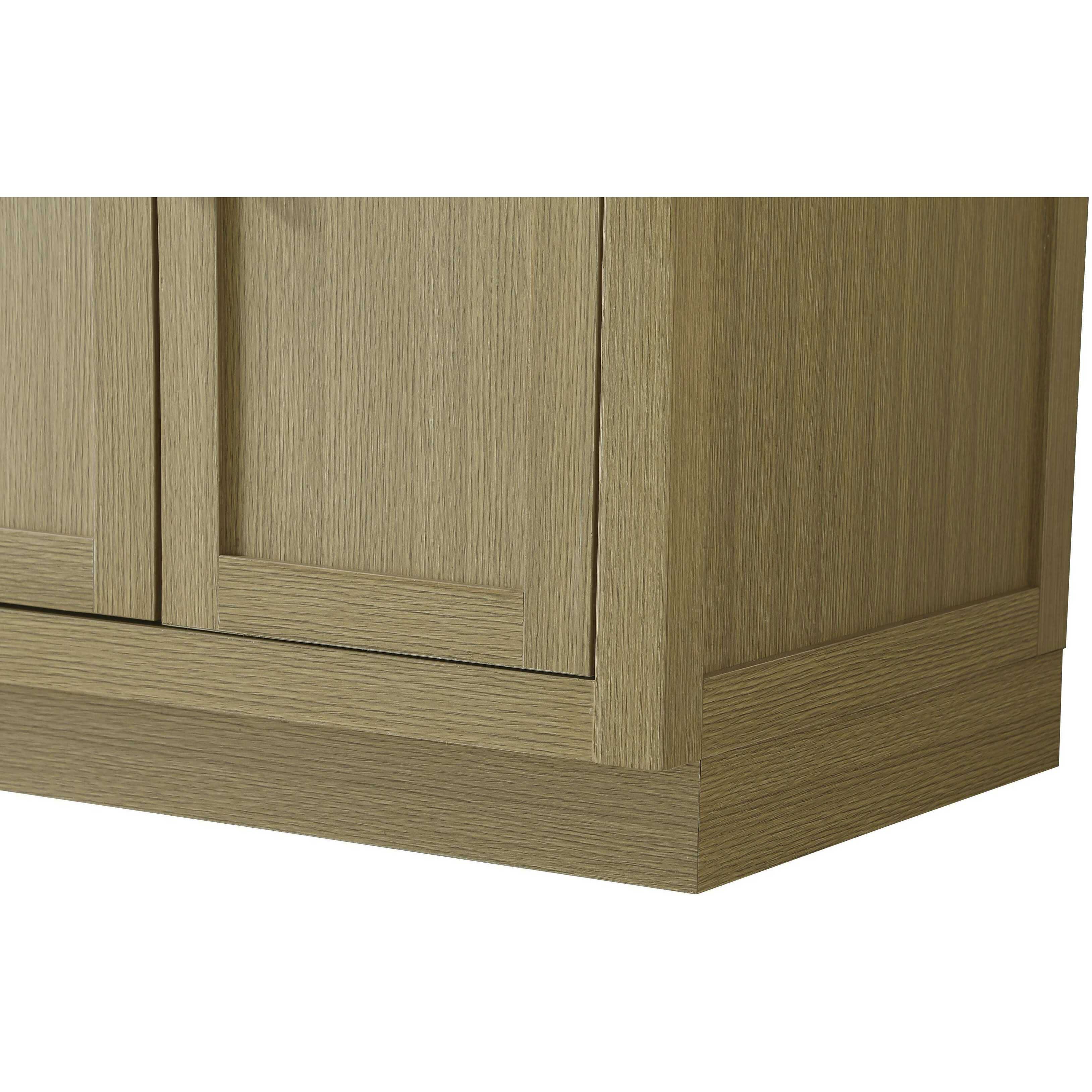 Alden 60 X 35 inch Honey Brown Bathroom Vanity Cabinet