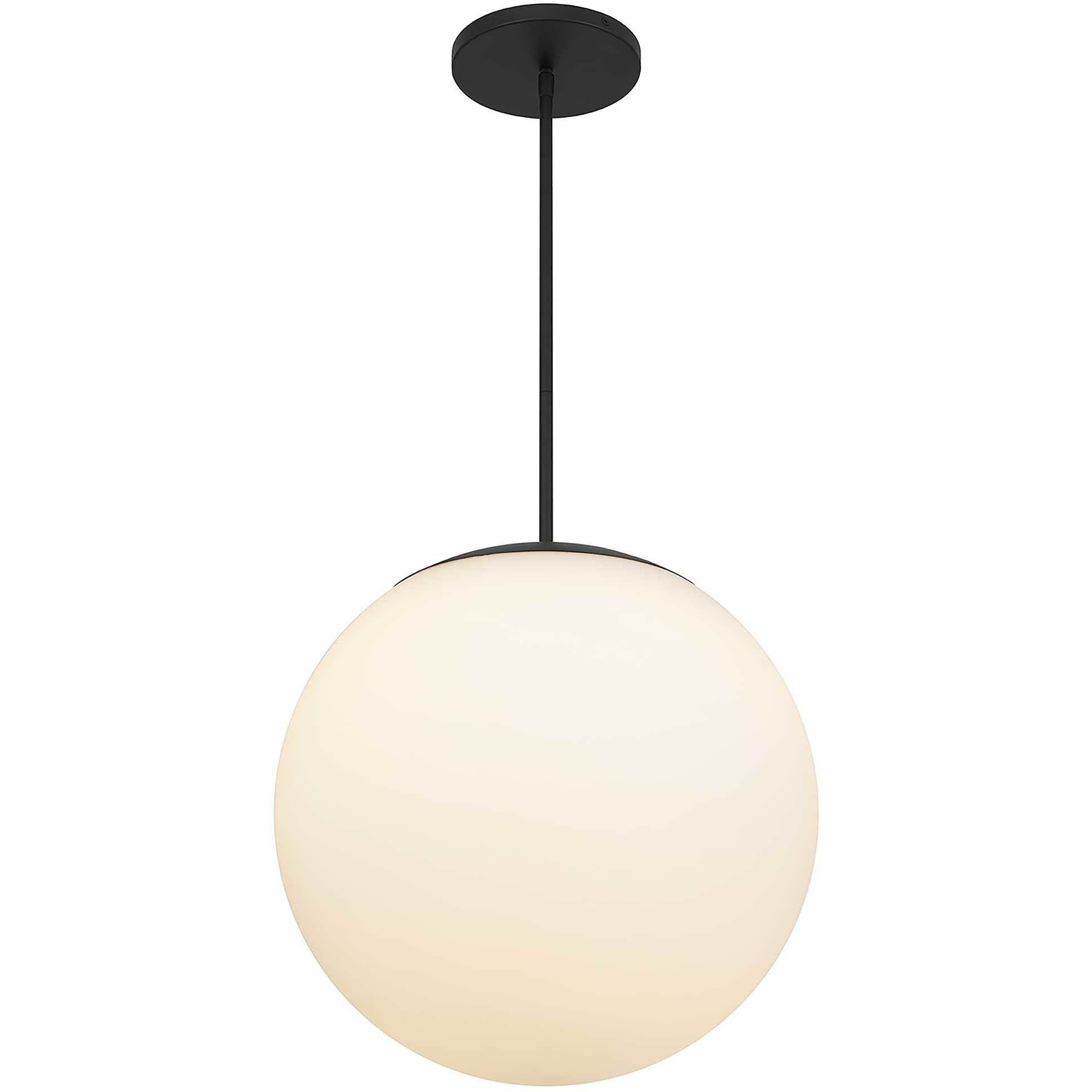 Rondure LED 18 inch Sand Black Outdoor Pendant